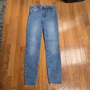 Good American ALWAYS FITS GOOD WAIST SKINNY JEANS | INDIGO324